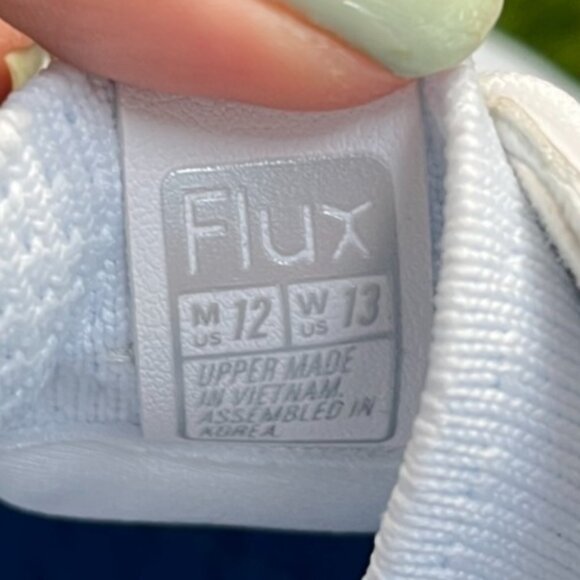 Flux Adapt Trainer White Gum Mens Size 12 Casual Athletic Knit Shoes Sneakers - Picture 11 of 12